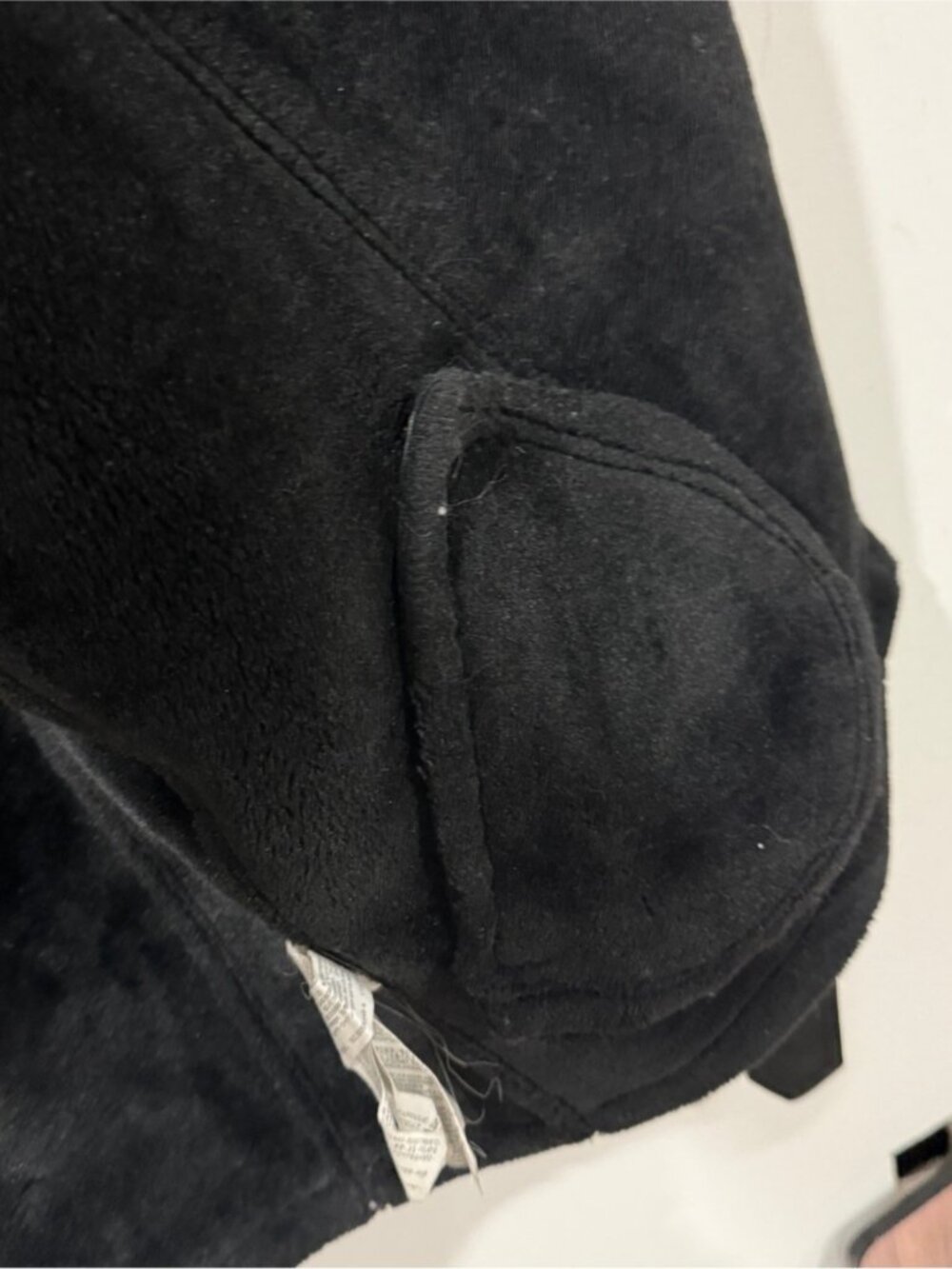 Zara Woman Size L Black Faux Shearling Aviator Jacket - Picture 10 of 11